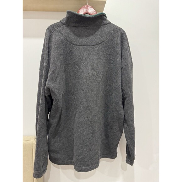 Aston Martin Vintage 90s Sweater Men XXL Black Quarter Zip Fleece Sweater F1 Y2K - Picture 5 of 7